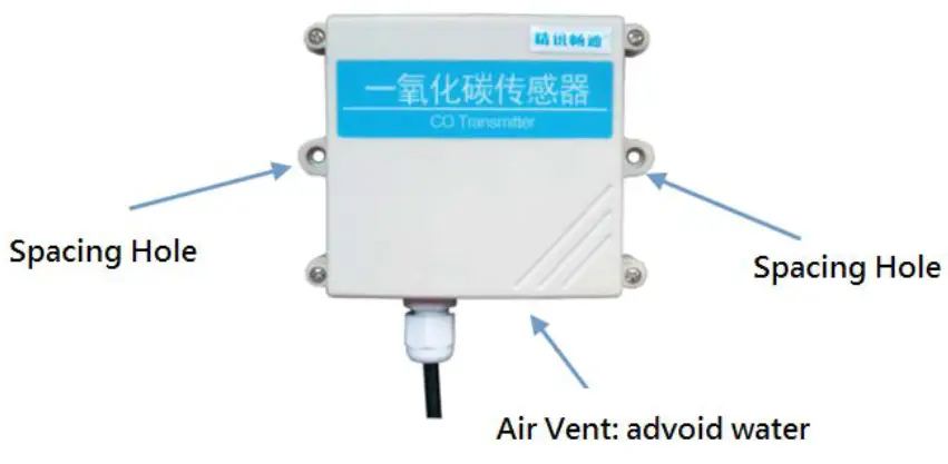 netvox RA0701 Wireless CO Sensor - ventilated