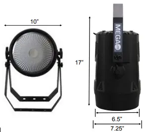 MEGA LITE Nova-Lite Uv200 Party Light-fig2