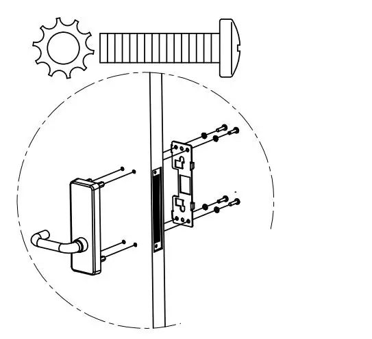 DETEX 101998 Outside Lever Pull Trim 8