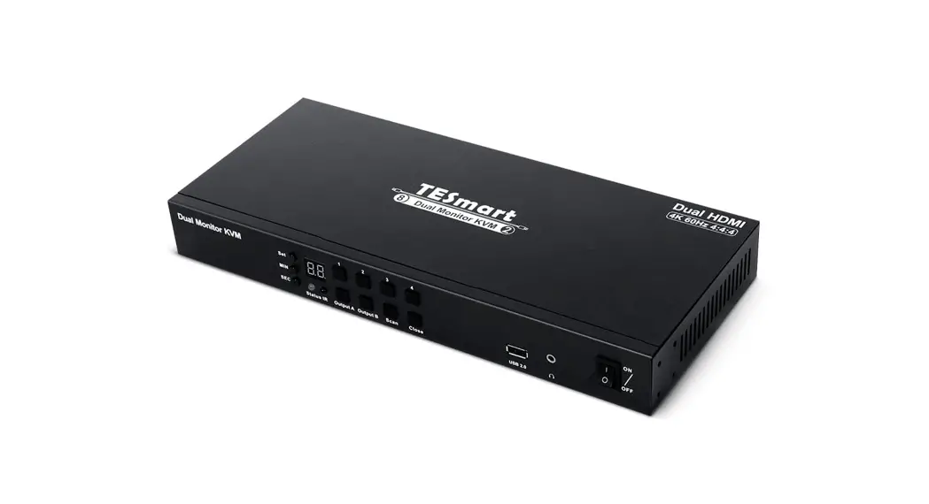Tesmart Hkv0402a1u Vga.hdmi Dual Monitor Kvm User Manual
