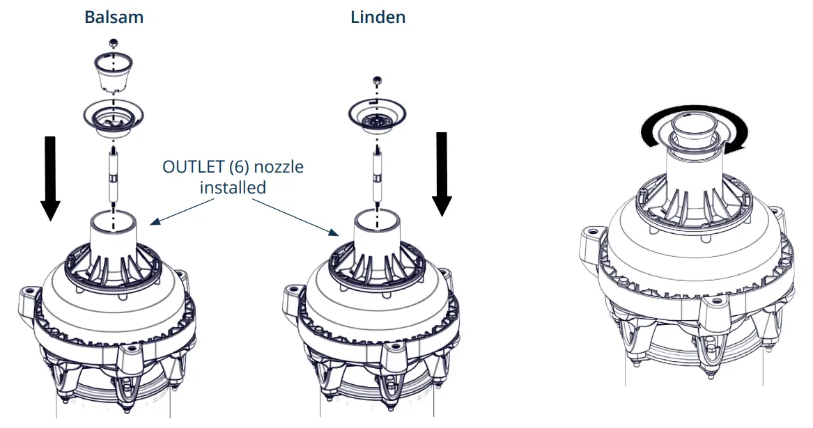 Kasco 51 J Series Decorative Pond Fountain - Balsam