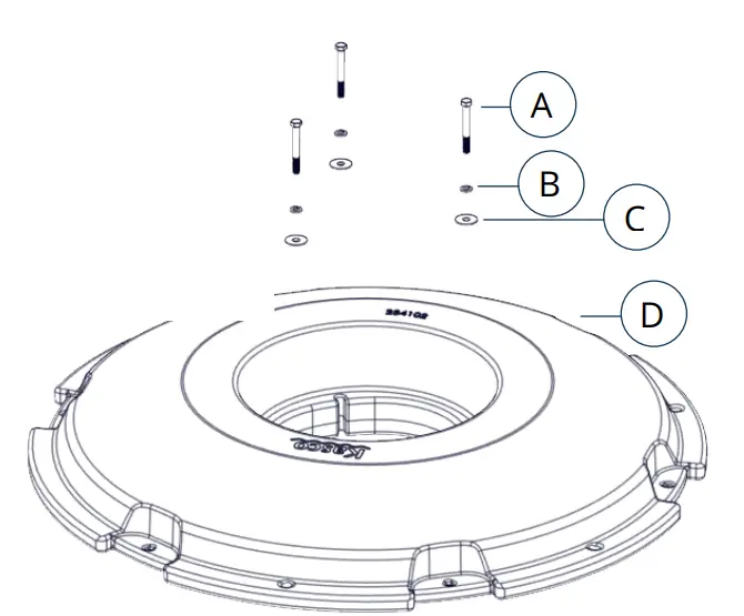 Kasco 51 J Series Decorative Pond Fountain - parts