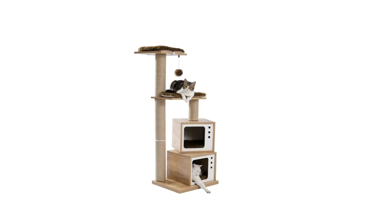 Speedy Pet Amt0082 Wooden Cat Tower Instruction Manual