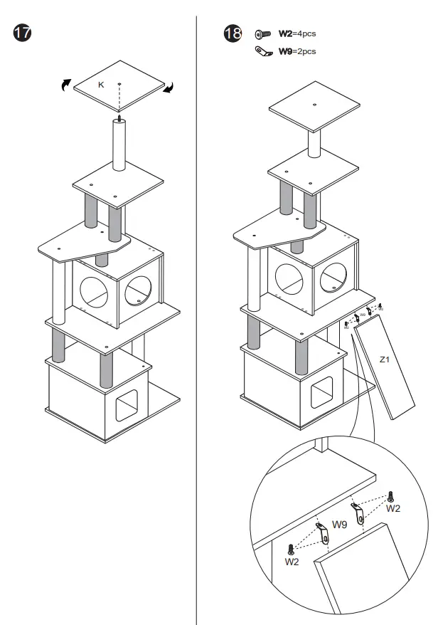 SPEEDY-PET-AMT0082-Wooden-Cat-Tower-FIG6