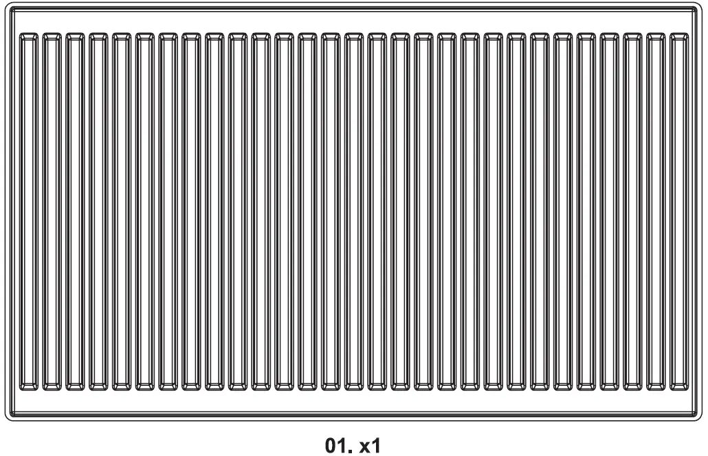 Flomasta 50593404220325 Steel Panel Radiator 01