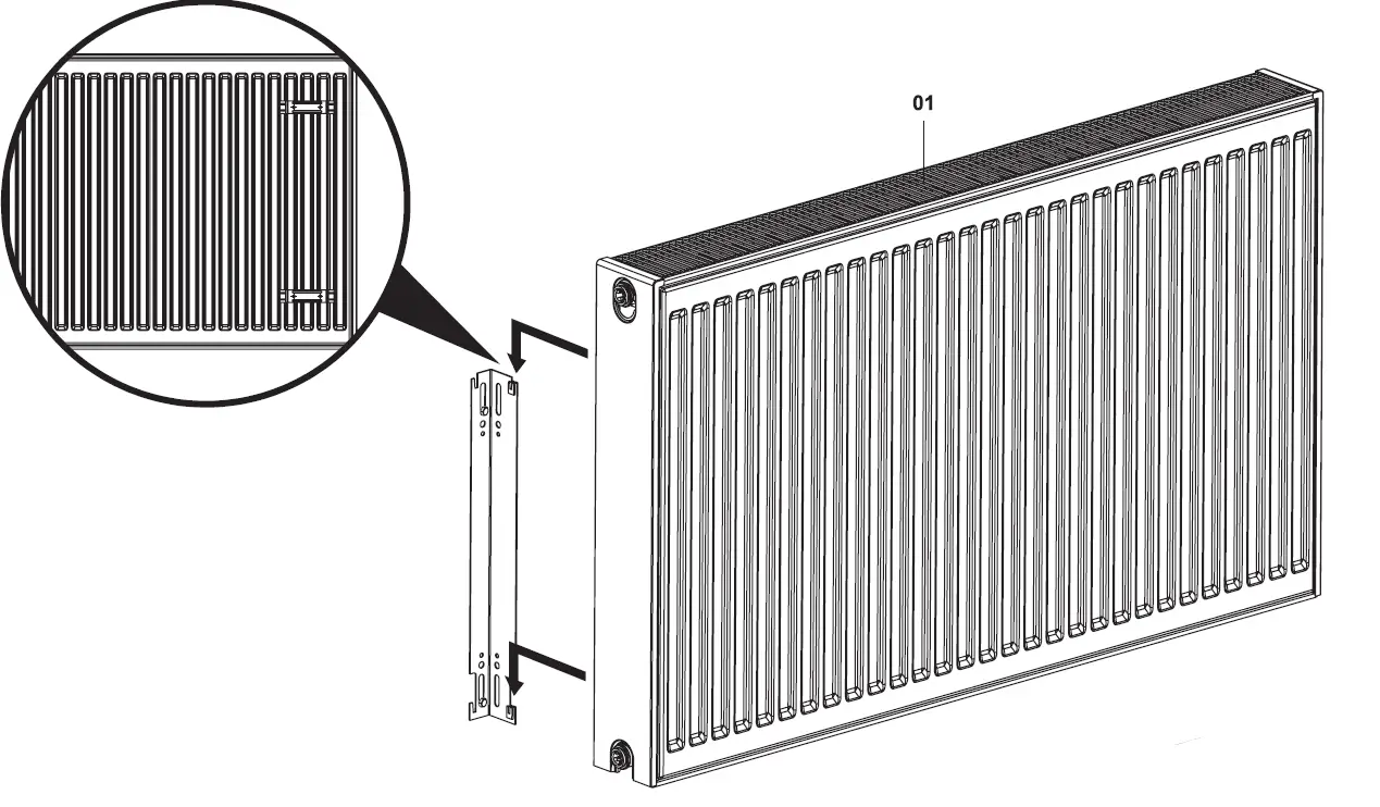 Flomasta 50593404220325 Steel Panel Radiator 14