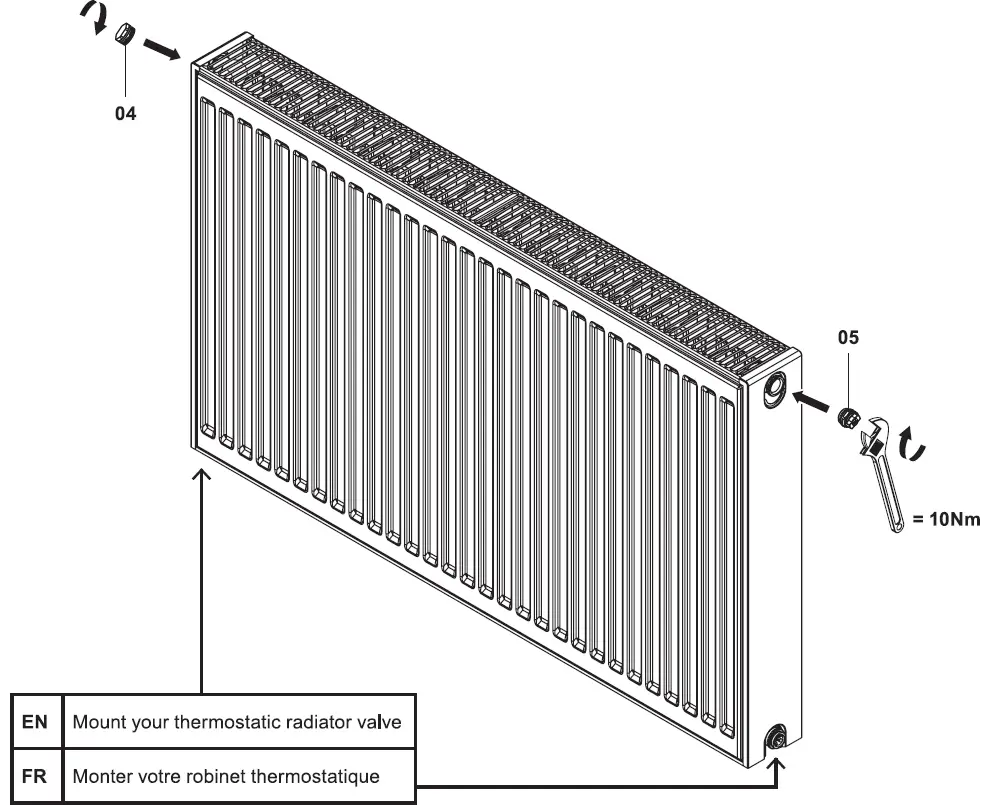Flomasta 50593404220325 Steel Panel Radiator 14