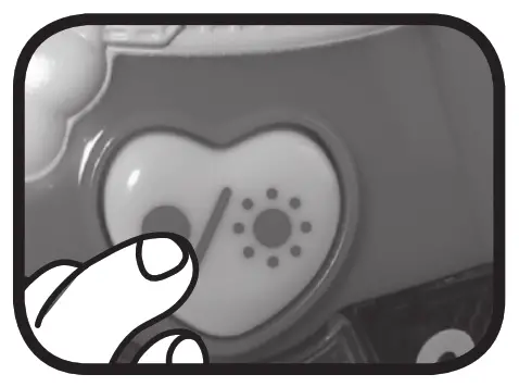 vtech Little Singing Puppy - BUTTON