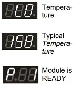 CARTER-HOFFMANN MC1W5H MC Series With Bottom Heat Owner's Manual - Temperature