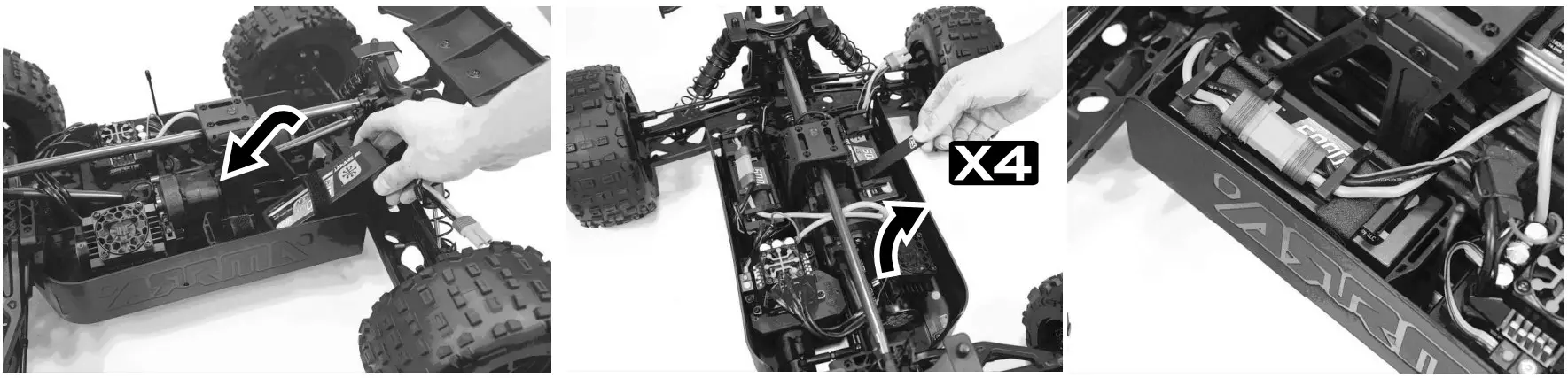 ARRMA ARA5210B 1 5 OUTCAST 4WD EXtreme Bash Roller Stunt Truck Black - Figure 29