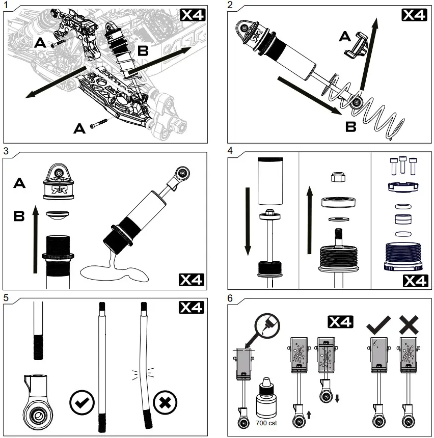 ARRMA ARA5210B 1 5 OUTCAST 4WD EXtreme Bash Roller Stunt Truck Black - Figure 41
