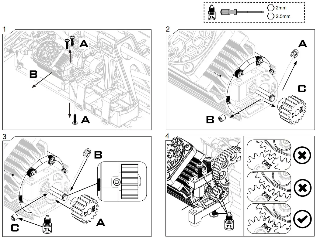 ARRMA ARA5210B 1 5 OUTCAST 4WD EXtreme Bash Roller Stunt Truck Black - Figure 50