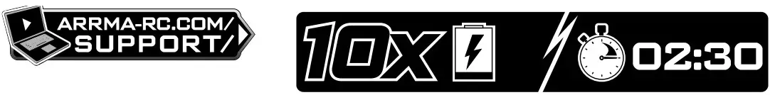 ARRMA ARA5210B 1 5 OUTCAST 4WD EXtreme Bash Roller Stunt Truck Black - icon 23