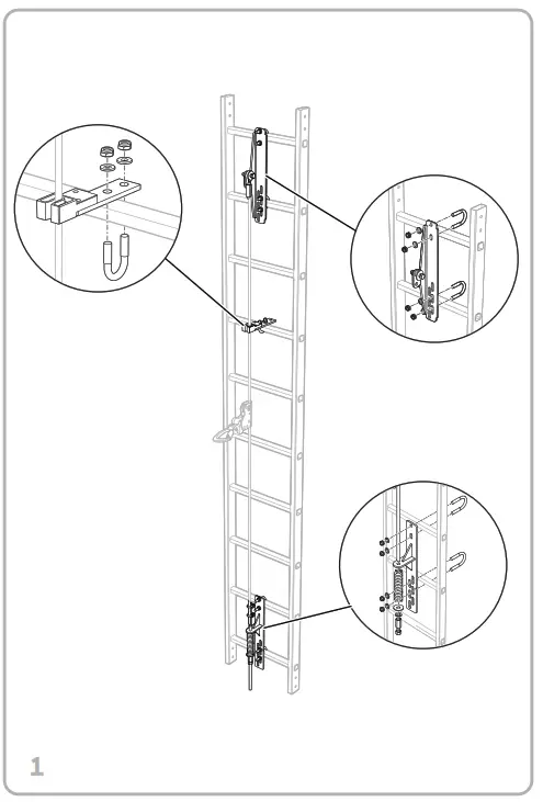 Honeywell Söll Vi Go Miller Vi Go™ Vertical Ladder Climbing Cable System- fig