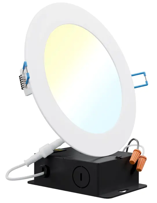 SUNCO LIGHTING 6 Inch Slim Baffle Downlight -