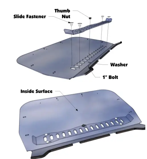 FALCON-RIDGE-KY-UXV450-WD05-Kymco-UXV-450-Full-Aero-Vent-Lexan-Windshield-FIG-3