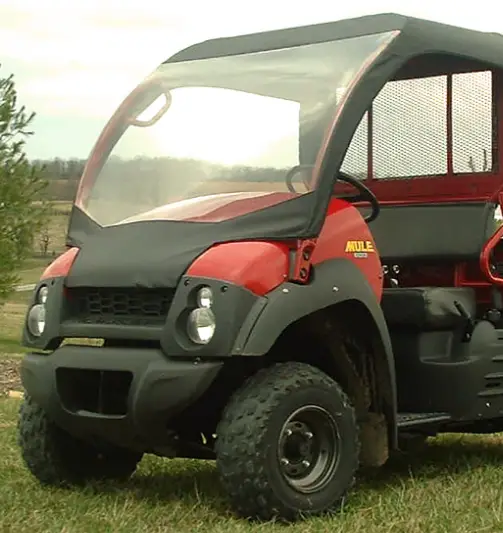 FALCON RIDGE KAW-610-FC05 Kawasaki 610 Mule Full Cab FITS Polycarbonate Windshield