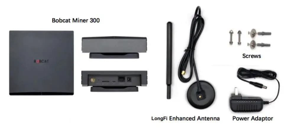 BOBCAT Miner 300 - Package Content