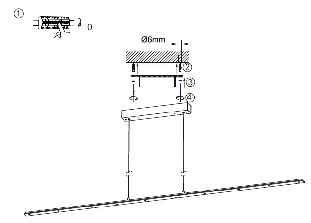 Paul-Neuhaus-8377-13-01-PURE-LITE-LED-Pendant-Light-Instruction-fig-2