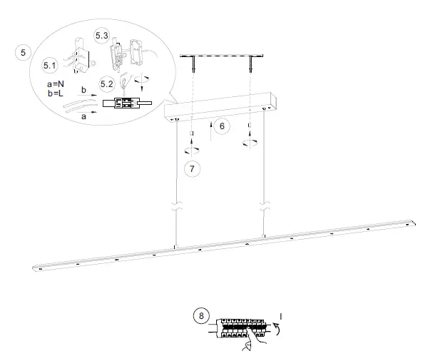 Paul-Neuhaus-8377-13-01-PURE-LITE-LED-Pendant-Light-Instruction-fig-3