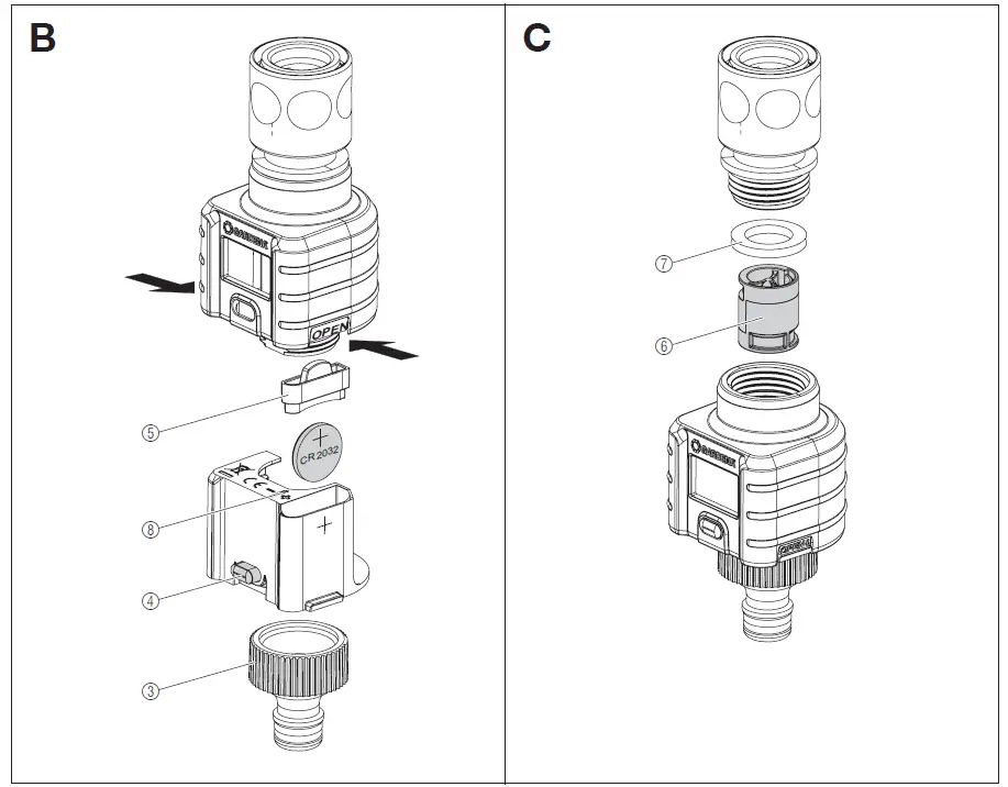 GARDENA 8188 Water Smart Flow Meter-2