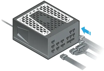 Install your Seasonic PSU
