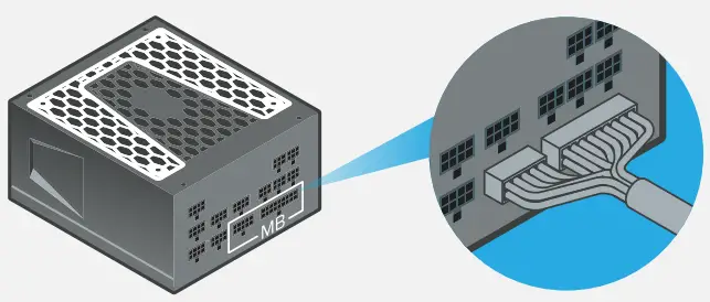 Install your Seasonic PSU