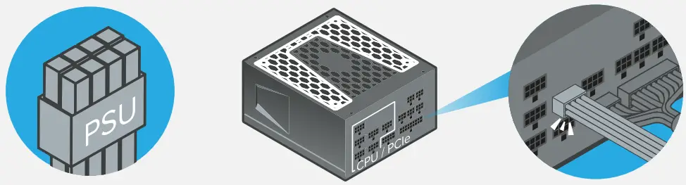Install your Seasonic PSU