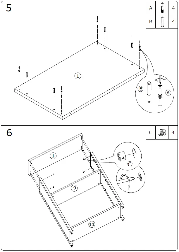 COSTWAY-JV10471DK-Microwave-Storage-Cabinet-fig-5