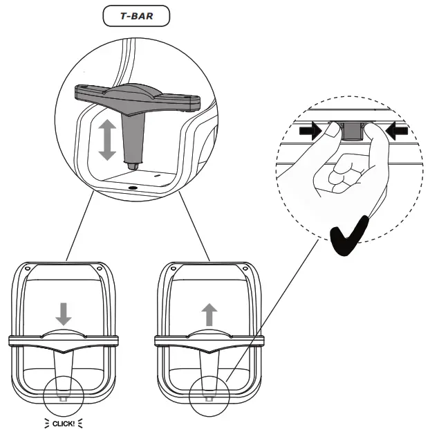 KBT luxe Baby Seat - T-BAR