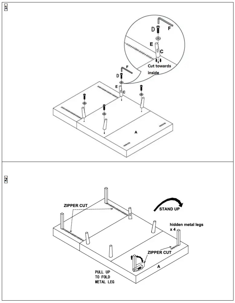 FM Velvet Foldable Sofa Bed 145cm with 2 Toss Pillow - 1