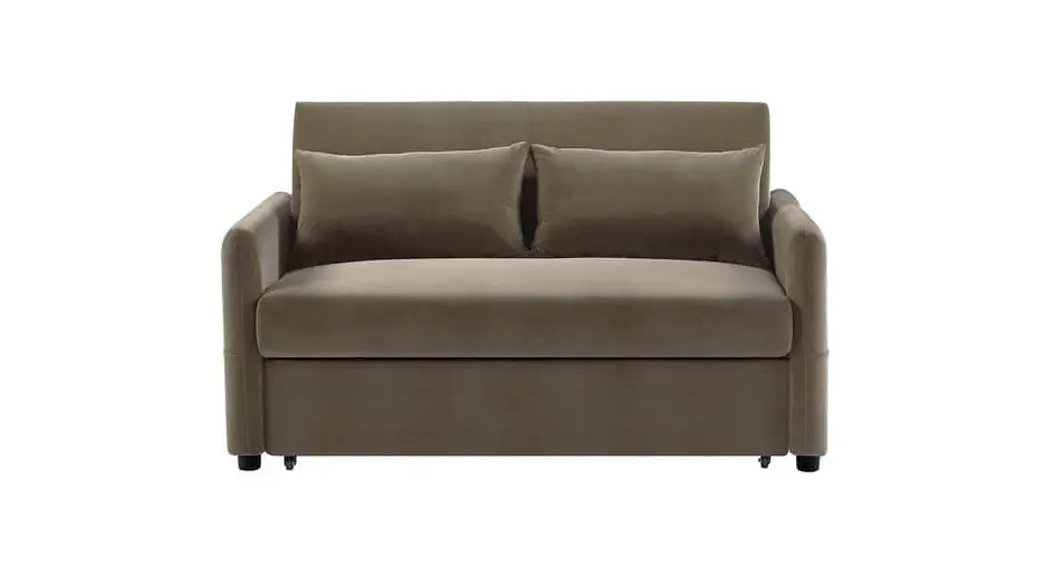 Fm Velvet Foldable Sofa Bed 145cm With 2 Toss Pillow Instruction Manual