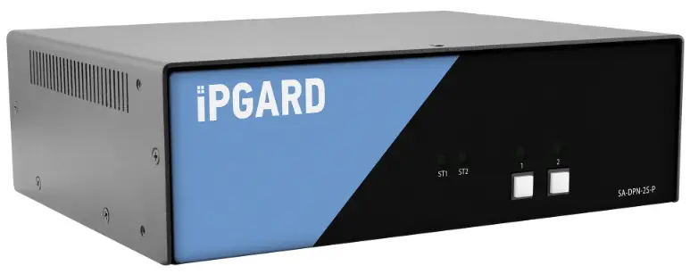 iPGARD SA-DPN-2S Advanced 2-Port Secure Single-head DP KVM Switch