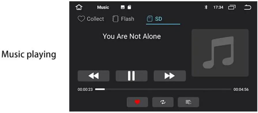 SD card media playback