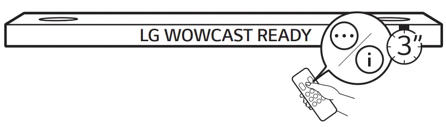 Connecting LG WOWCAST manually