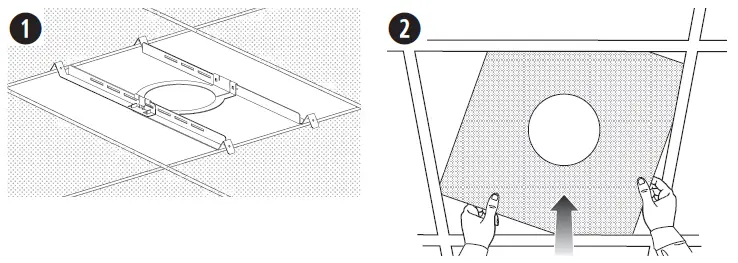BOSE FreeSpace FS2C & FS4CE Adjustable Tile Bridge 08