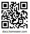 HomeSeer HS-WX300-R2 Z-Wave In-Wall Dimmer and Switch User Manual - QR Code