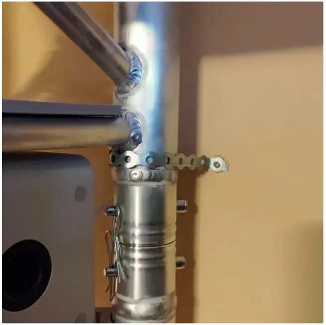 instructables Truss Frame Shelving Unit With Home Theater fig 12