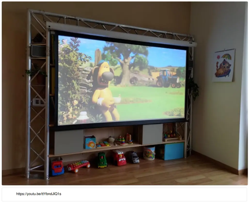 instructables Truss Frame Shelving Unit With Home Theater fig 3