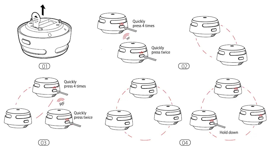 X-SENSE XS01-WR Wireless Interconnected Smoke Alarm 2