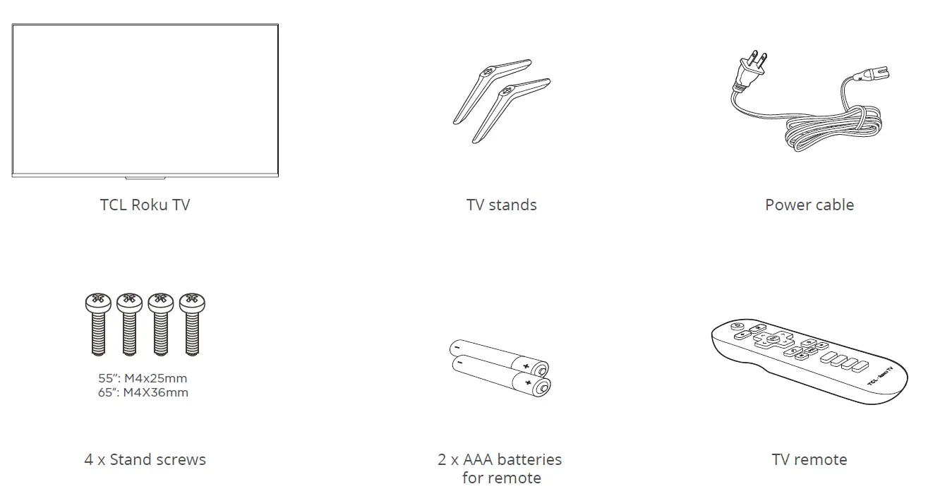 TCL 55S41 55 Inch Class 4-Series 4K UHD HDR LED Smart Roku TV 2