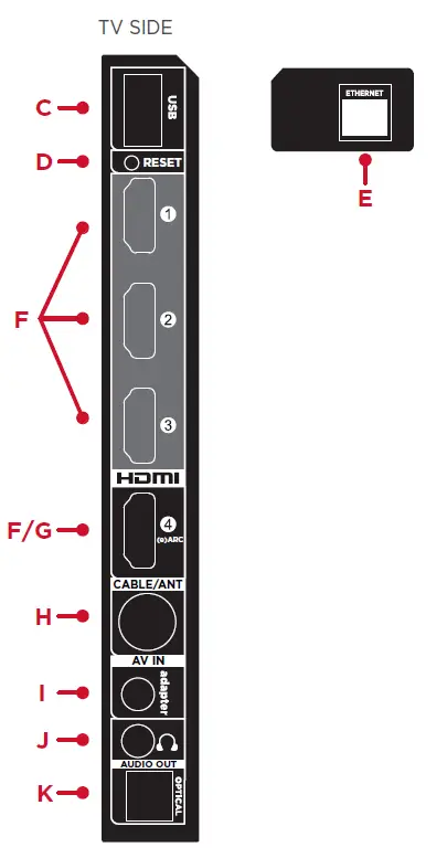 TCL 55S41 55 Inch Class 4-Series 4K UHD HDR LED Smart Roku TV 9