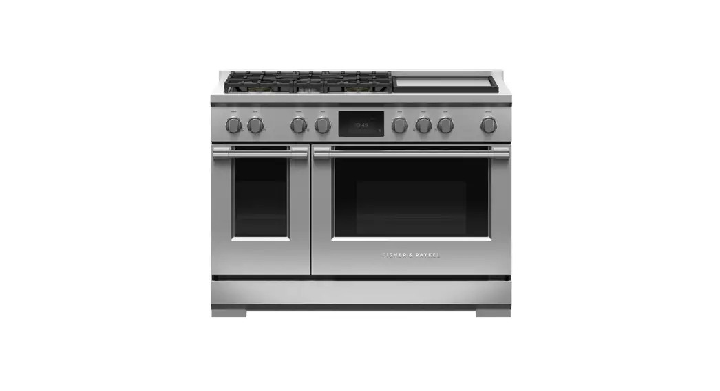 Fisher Paykel Rdv3-485gd-l 48 Inch 5 Burners Self Cleaning Dual Fuel Range With Griddle User Guide