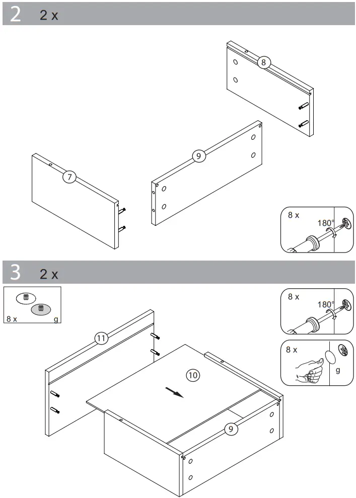 emotion N3028X0000003DE You Standing Bedside Table - Figure 3