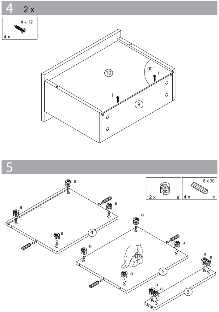 emotion N3028X0000003DE You Standing Bedside Table - Figure 4