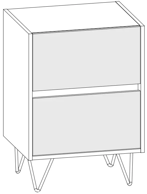 emotion N3028X0000003DE You Standing Bedside Table