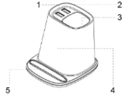 Midocean MO6351 MULTIHOLD Desk Pen Holder Charger 1