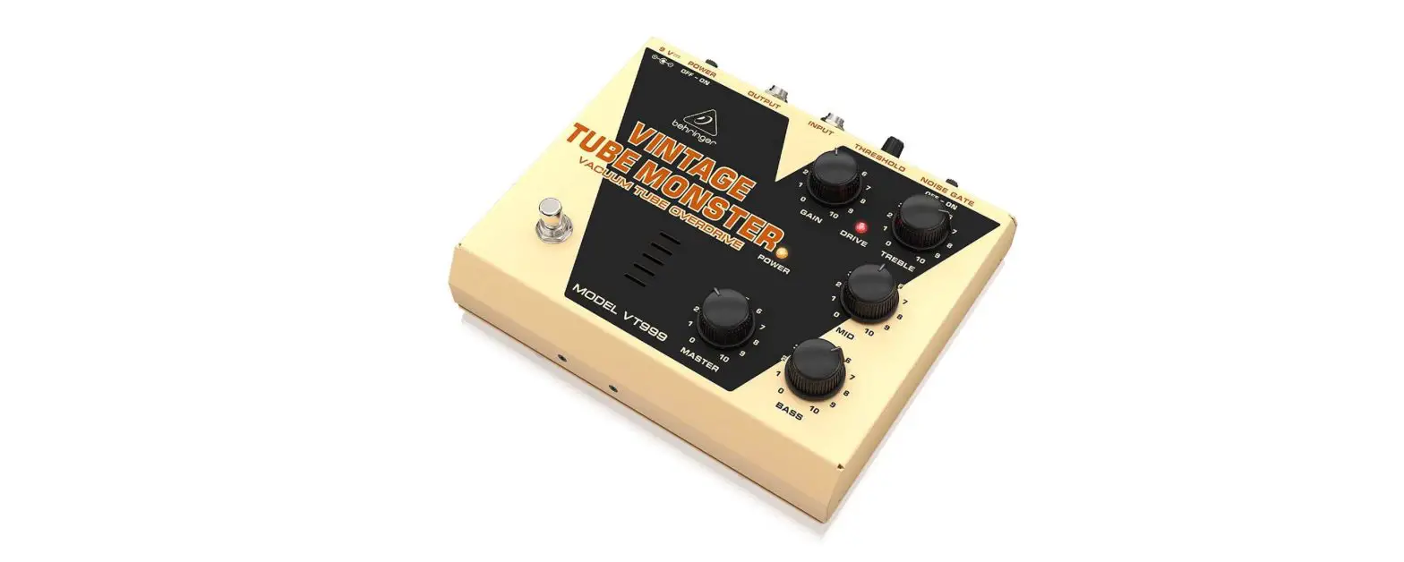 Behringer Vintage Tube Monster Vt999 Classic Vacuum Tube Overdrive User Manual