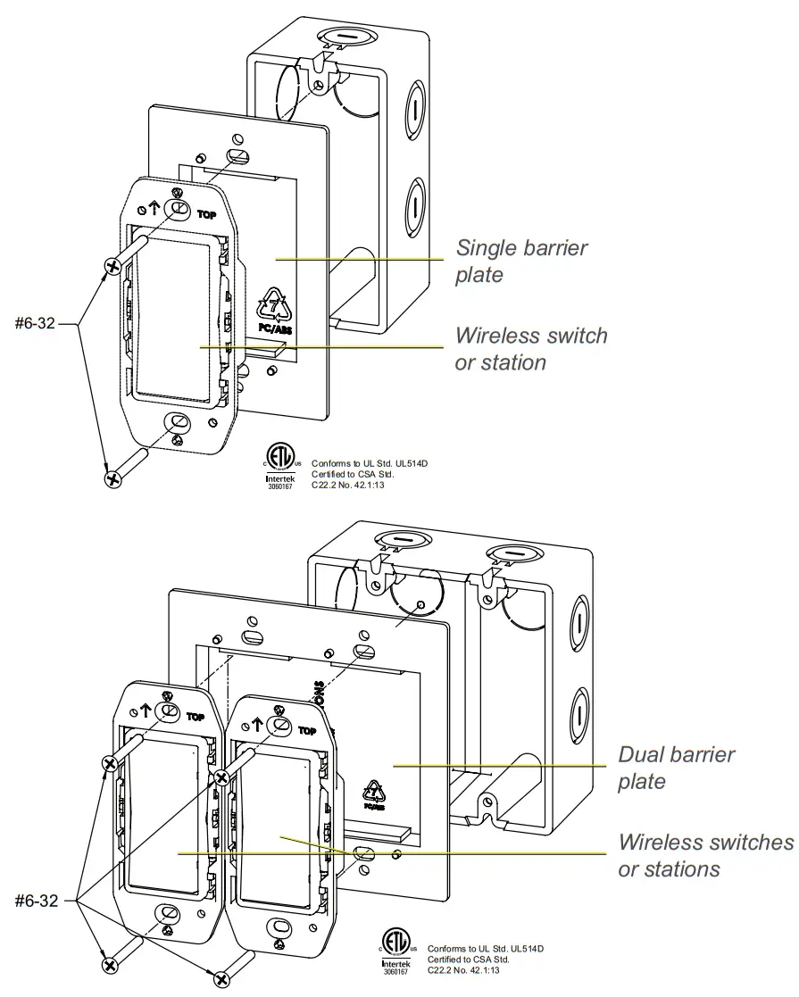 echoflex 8188K1001 Single Barrier Plate Kit fig 1