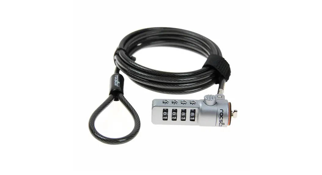 Rocstor Y10c132-b1 Portable Security Cable With Combination Lock Installation Guide